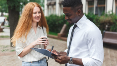 student interviewer