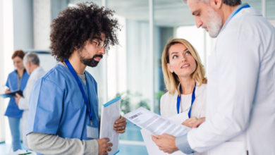 teen shadowing a doctor