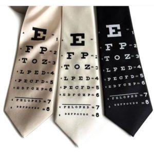 Eye Chart Tie