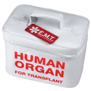 Human Organ For Transplant Lunch Cooler