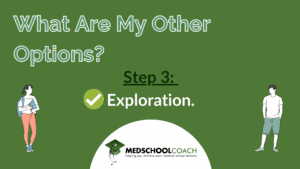 What Are My Other Options Besides Going to Medical School? Step 3: Exploration.