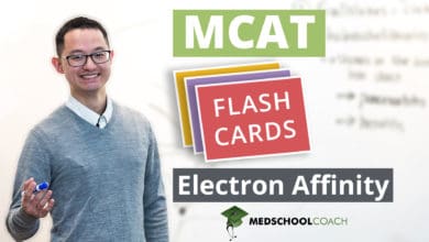 MCAT Flashcards: Electron Affinity