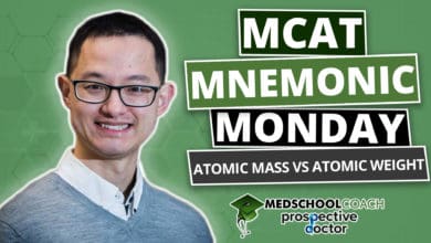 MCAT Mnemonic: Atomic Mass vs Atomic Weight