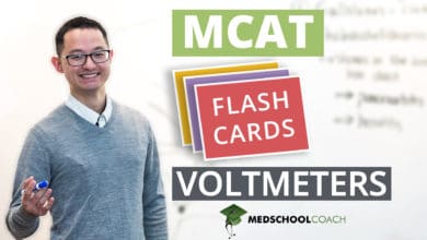 MCAT Flashcards: Voltmeters