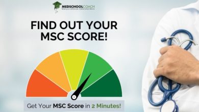 MSC Score by MedSchoolCoach