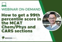 How to get a 99th percentile score in the MCAT Chem/Phys and CARS sections