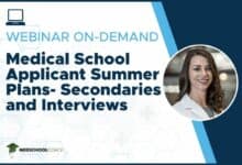 Medical School Applicant Summer Plans- Secondaries and Interviews