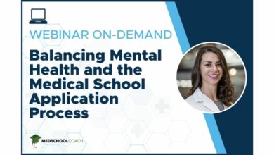 Balancing Mental Health and the Medical School Application Process