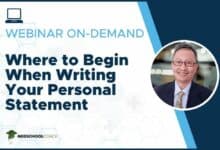 Where to Begin When Writing Your Personal Statement - Webinar On Demand