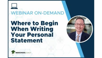 Where to Begin When Writing Your Personal Statement - Webinar On Demand