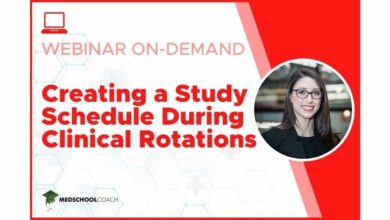 Creating a Study Schedule During Clinical Rotations