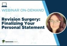 Revision Surgery - Finalizing Your Personal Statement