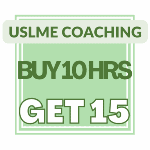 Limited time offer- 15 hours of UMSLE coaching for the price of 10