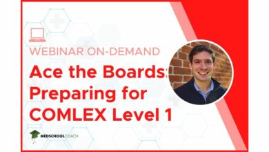 Webinar On Demand: Ace the Boards: Preparing for COMLEX Level 1