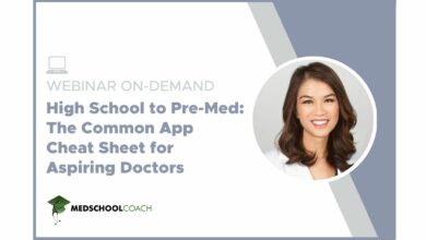 High School to Pre-Med: The Common App Cheat Sheet for Aspiring Doctors